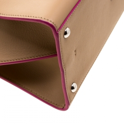 Pre Owned Fendi Beige Leather 3Jours Tote