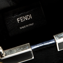 Pre Owned Fendi Black Leather Mini 3Jours Tote