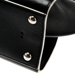 Pre Owned Fendi Black Leather Mini 3Jours Tote