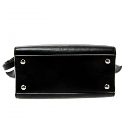 Pre Owned Fendi Black Leather Mini 3Jours Tote