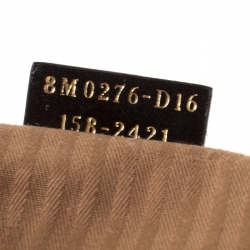 Pre Owned Fendi Beige Leather Fendista Pochette Crossbody Bag