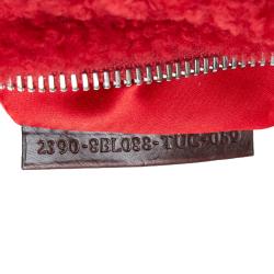 Pre Owned Fendi Brown Canvas Squirrel Du Jour Satchel