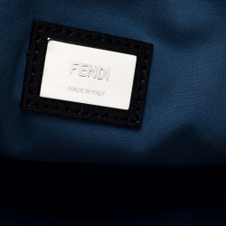 Pre Owned Fendi Black Leather Monster Roll Tote 