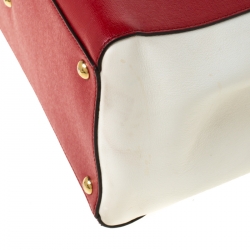 Pre Owned Fendi Multiolor Leather Medium 2jours Tote