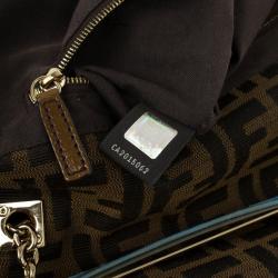Fendi Maxi Borsa Zucca Baguette Shoulder Bag