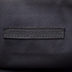 Pre Owned Fendi Beige/Blue Textured Leather Small Demi Jour Top Handle Bag