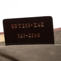 Pre Owned Fendi Old Rose Leather Claudia Shoulder Bag