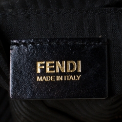 Fendi Black Leather Medium 2jours Tote