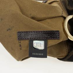 Pre Owned Fendi Tobacco Zucca Canvas Mini Chef Bag