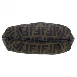 مملوكة مسبقًا Fendi Zucca Canvas Chef Chain Link Hobo