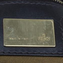 مملوكة مسبقًا Fendi Zucca Canvas Chef Chain Link Hobo