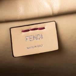 Pre Owned Fendi Burgundy Leather 3 Jours Tote