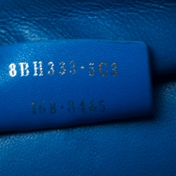 Pre Owned Fendi Blue Leather Mini 3Jours Tote