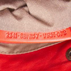 Pre Owned Fendi Red Leather Etniko Satchel
