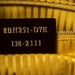 Pre Owned Fendi Yellow Saffiano Leather Large 2Jours Tote