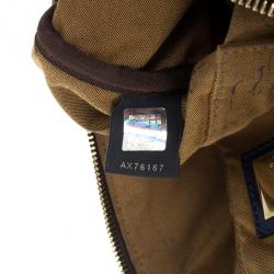 Pre Owned Fendi Zucca Chef Medium Boston Bag