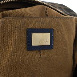 Pre Owned Fendi Zucca Chef Medium Boston Bag