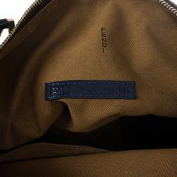 Pre Owned Fendi Zucca Chef Medium Boston Bag