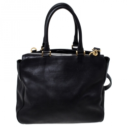 Pre Owned Fendi Black Leather and Suede Classico No. 3 Shopper Tote 