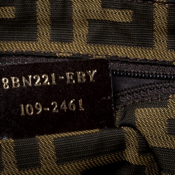 Pre Owned Fendi Black Leather and Suede Classico No. 3 Shopper Tote 