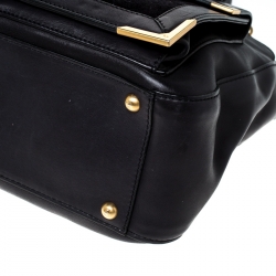 Pre Owned Fendi Black Leather and Suede Classico No. 3 Shopper Tote 