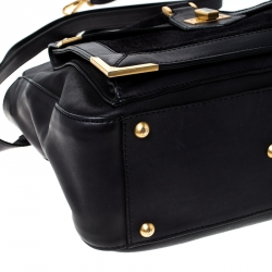 Pre Owned Fendi Black Leather and Suede Classico No. 3 Shopper Tote 