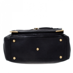 Pre Owned Fendi Black Leather and Suede Classico No. 3 Shopper Tote 