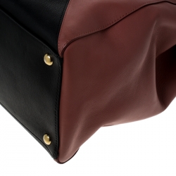 Pre Owned Fendi Multiclor Leather Medium 2jours Tote