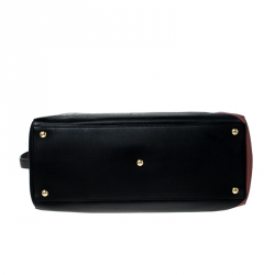 Pre Owned Fendi Multiclor Leather Medium 2jours Tote