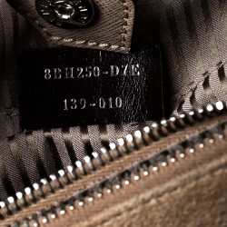 Pre Owned Fendi Dark Beige Leather 2Jours Tote