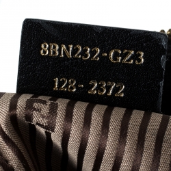 Pre Owned Fendi Black Leather 2Bag Tote