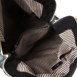 Pre Owned Fendi Black Leather 2Bag Tote