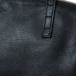 Pre Owned Fendi Black Leather 2Bag Tote