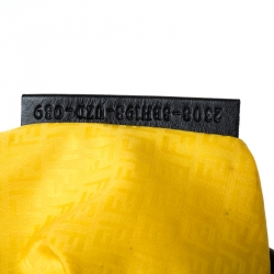 Pre Owned Fendi Brown/Black Zucca Coated Canvas Roll Tote