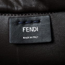 Pre Owned Fendi Blue Leather 3 Jours Tote