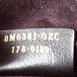 Pre Owned Fendi Black Leather Kan I Scalloped Shoulder Bag