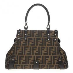 Pre Owned Fendi Zucca Magic Small Satchel Handbag