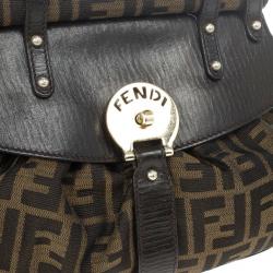 Pre Owned Fendi Zucca Magic Small Satchel Handbag