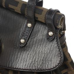 Pre Owned Fendi Zucca Magic Small Satchel Handbag