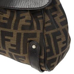 Pre Owned Fendi Zucca Magic Small Satchel Handbag