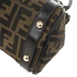 Pre Owned Fendi Zucca Magic Small Satchel Handbag