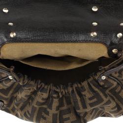 Pre Owned Fendi Zucca Magic Small Satchel Handbag