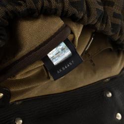 Pre Owned Fendi Zucca Magic Small Satchel Handbag