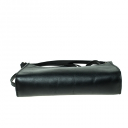 Pre Owned Fendi Black Leather Crossbody Bag