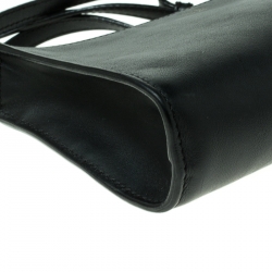 Pre Owned Fendi Black Leather Crossbody Bag