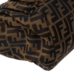 Pre Owned  Fendi Zucca Canvas and Leather Borsa Chef Tote