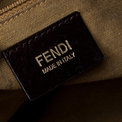 Pre Owned  Fendi Zucca Canvas and Leather Borsa Chef Tote