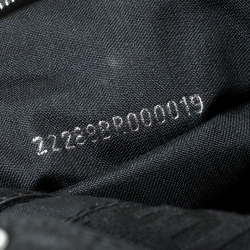 Pre Owned Fendi Black Zucchino Canvas Mama Baguette Shoulder Bag