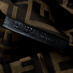 Pre Owned Fendi Black Nappa Leather Spy Bag