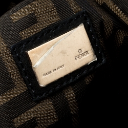 Pre Owned Fendi Black Nappa Leather Spy Bag